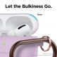 Elago Airpods Slim Hang Silicone Case - силиконов калъф с карабинер за Apple Airpods Pro (лилав) 3