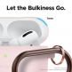Elago Airpods Slim Hang Silicone Case - силиконов калъф с карабинер за Apple Airpods Pro (розов) 1