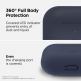 Elago Airpods Slim Basic Silicone Case - тънък силиконов калъф за Apple Airpods Pro (тъмносин) 1
