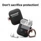 Elago Airpods Retro AW5 Silicone Hang Case - силиконов калъф с карабинер за Apple Airpods и Apple Airpods 2 (черен) 2