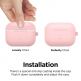Elago Airpods Original Hang Silicone Case - силиконов калъф с карабинер за Apple Airpods Pro (розов) 4
