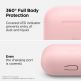 Elago Airpods Original Basic Silicone Case - силиконов калъф за Apple Airpods Pro (розов) 2