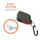 Urban Armor Gear Soft Touch Waterproof Silicone Hang Case - водо и удароустойчив силиконов калъф с карабинер за Apple Airpods Pro (тъмнозелен) 3