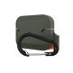 Urban Armor Gear Soft Touch Waterproof Silicone Hang Case - водо и удароустойчив силиконов калъф с карабинер за Apple Airpods Pro (тъмнозелен) 6