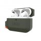 Urban Armor Gear Soft Touch Waterproof Silicone Hang Case - водо и удароустойчив силиконов калъф с карабинер за Apple Airpods Pro (тъмнозелен) 7