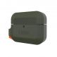 Urban Armor Gear Soft Touch Waterproof Silicone Hang Case - водо и удароустойчив силиконов калъф с карабинер за Apple Airpods Pro (тъмнозелен) 8