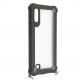 4smarts Sling Case Downtown - удароустойчив кейс с лента за врата за Samsung Galaxy A10 (черен-прозрачен)  5