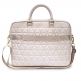 Guess Quilted Laptop Bag - луксозна дизайнерска чанта с дръжки и презрамка за преносими компютри до 15 инча (розово злато) 1