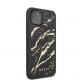 Guess Marble Glass Case - дизайнерски кейс с висока защита за iPhone 11 Pro (черен) 4