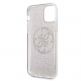 Guess Circle Glitter 4G Case - дизайнерски кейс с висока защита за iPhone 11 (розов) 3