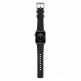 Nomad Active Strap Modern Leather - кожена (естествена кожа) каишка за Apple Watch 42мм, 44мм (черен-сребрист) 8