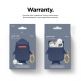 Elago Airpods Shark Design Silicone Case - силиконов калъф с карабинер за Apple Airpods и Apple Airpods 2 (син) 5