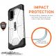 Urban Armor Gear Plasma - удароустойчив хибриден кейс за Samsung Galaxy S20 (прозрачен) 5
