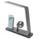 4smarts Inductive Charging Station with LED Lamp TwinDock Wireless 2 - поставка за безжично захранване за iPhone, Apple Watch (1-5то поколение) с LED лампа (черен) 1