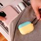 Elago Duo Hang Silicone Case - силиконов калъф с карабинер за Apple Airpods Pro (жълт-син) 2