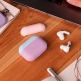 Elago Duo Silicone Case - силиконов калъф за Apple Airpods Pro (лилав-розов) 2