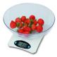 Omega Kitchen Scale With Bow - кухненска везна с купа за измерване на теглото на хранителни продукти (сребрист) 1