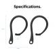 Elago AirPods Pro EarHooks - силиконови кукички за Apple AirPods Pro (черен) 6