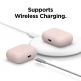 Elago Airpods Pro Liquid Hybrid Case - твърд силиконов кейс за Apple Airpods Pro (розов) 5