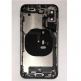 Apple iPhone XS Backcover Full Assembly - оригинален резервен заден капак заедно с Lightning порт, безжично зареждане и бутони (тъмносив) 2