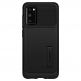Spigen Slim Armor Case - хибриден кейс с отделение за кр. карти и най-висока степен на защита за Samsung Galaxy S20 (черен) 7