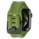 Urban Armor Gear Scout Strap - изключително здрава силиконова каишка за Apple Watch 42мм, 44мм (зелен) 2