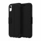Griffin Survivor Strong Wallet - удароустойчив хибриден кожен калъф с отделение за карти за iPhone XR (черен) 3