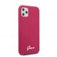 Guess Hard Silicone Case - силиконов (TPU) калъф за iPhone 11 Pro Max (червен) 2