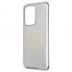 Guess Glitter 4G Circle Logo Case - дизайнерски кейс с висока защита за Samsung Galaxy S20 Ultra (сив) 2