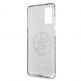 Guess Glitter 4G Circle Logo Case - дизайнерски кейс с висока защита за Samsung Galaxy S20 Plus (сив) 2