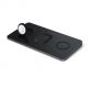Satechi Trio Wireless Charging Pad - док станция и поставка за безжично зареждане на Qi устройства, Apple Watch и Apple AirPods (черен) 2