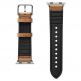 Spigen Retro Fit Band - кожена каишка за Apple Watch 42mm, 44mm (кафяв) 3