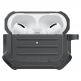 Spigen Airpods Pro Tough Armor Case - силиконов калъф с висока защита и карабинер за Apple Airpods Pro (тъмносив) 1
