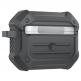 Spigen Airpods Pro Tough Armor Case - силиконов калъф с висока защита и карабинер за Apple Airpods Pro (тъмносив) 3