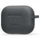 Spigen Airpods Pro Silicone Fit Case - силиконов калъф с карабинер за Apple Airpods Pro (тъмносив) 3