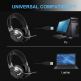 TeckNet EGH01928GA01 7.1 Channel Surround Sound Gaming Headset - геймърски слушалки с микрофон и управление на звука (сив) 1
