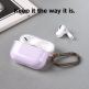 Elago Airpods Pro TPU Hang Case - силиконов калъф с карабинер за Apple Airpods Pro (лилав) 1