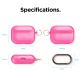 Elago Airpods Pro TPU Hang Case - силиконов калъф с карабинер за Apple Airpods Pro (розов) 5