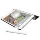 Macally Stand Pen Case - полиуретанов калъф и поставка с отделение за Apple Pencil за iPad 7 (2019) (черен) 5