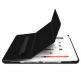 Macally Stand Pen Case - полиуретанов калъф и поставка с отделение за Apple Pencil за iPad 7 (2019) (черен) 7