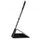 Macally Stand Pen Case - полиуретанов калъф и поставка с отделение за Apple Pencil за iPad 7 (2019) (черен) 8