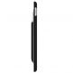 Macally Stand Pen Case - полиуретанов калъф и поставка с отделение за Apple Pencil за iPad 7 (2019) (черен) 9