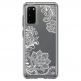 Spigen Ciel White Mandala Case - дизайнерски удароустойчив кейс за Samsung Galaxy S20 (прозрачен) 1