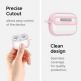 Spigen Ciel Color Fit Case - хибриден удароустойчив кейс с карабинер за Apple Airpods Pro (розов) 3