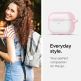 Spigen Ciel Color Fit Case - хибриден удароустойчив кейс с карабинер за Apple Airpods Pro (розов) 4