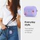 Spigen Ciel Color Fit Case - хибриден удароустойчив кейс с карабинер за Apple Airpods Pro (лилав) 4