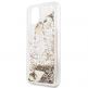 Guess Glitter Hard Case - дизайнерски кейс с висока защита за iPhone 11 Pro Max (златист) 2