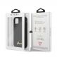Guess Hard Silicone Case - силиконов (TPU) калъф за iPhone 11 (черен) 3