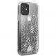 Guess Glitter Hard Case - дизайнерски кейс с висока защита за iPhone 11 (сребрист) 5