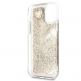 Guess Glitter Hard Case - дизайнерски кейс с висока защита за iPhone 11 (златист) 2